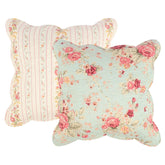 Greenland Home Antique Rose Pillow Set, 18 x 18 inches each (x2), Blue 2 Count image 0